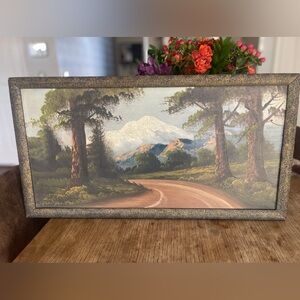 Painting by J.A.Speers. Picture of A sceenic view in Colorado